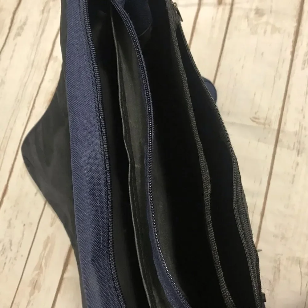 Leeds Laptop Work Bag Blue Travel Commute 33‎